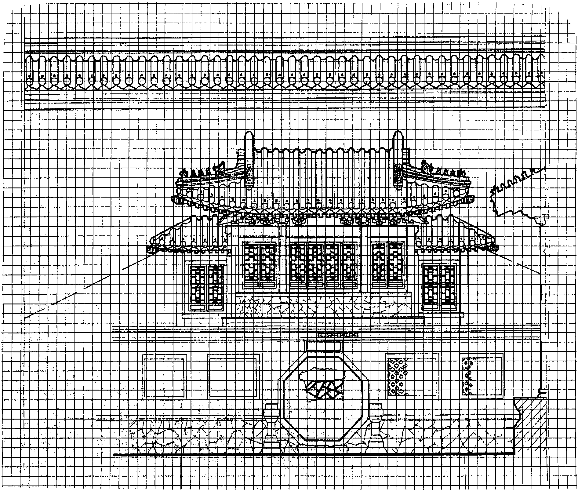 碧琳馆立面图